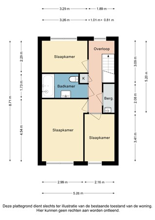 Plattegrond - Duitslandlaan 35, 6414 HN Heerlen - Duitslandlaan 35 Heerlen - 2e Verdieping 2D.jpg
